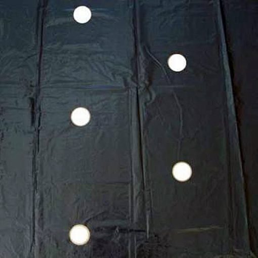 Folie mulcire neagra perforata zig-zag TVK Heliofol, 30 x30 cm, 30 microni pentru capsuni