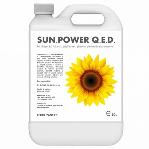 Sun Power Q.E.D. ingrasamant lichid pentru floarea soarelui