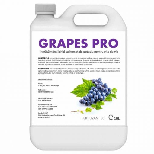 Grapes Pro biostimulator ingrasamant lichis struguri vita de vie